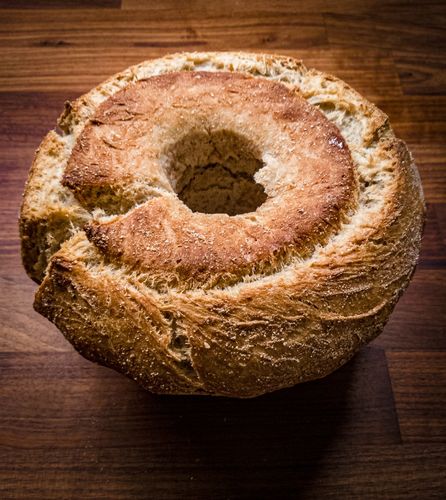 Weizenbrot aus Mamorform